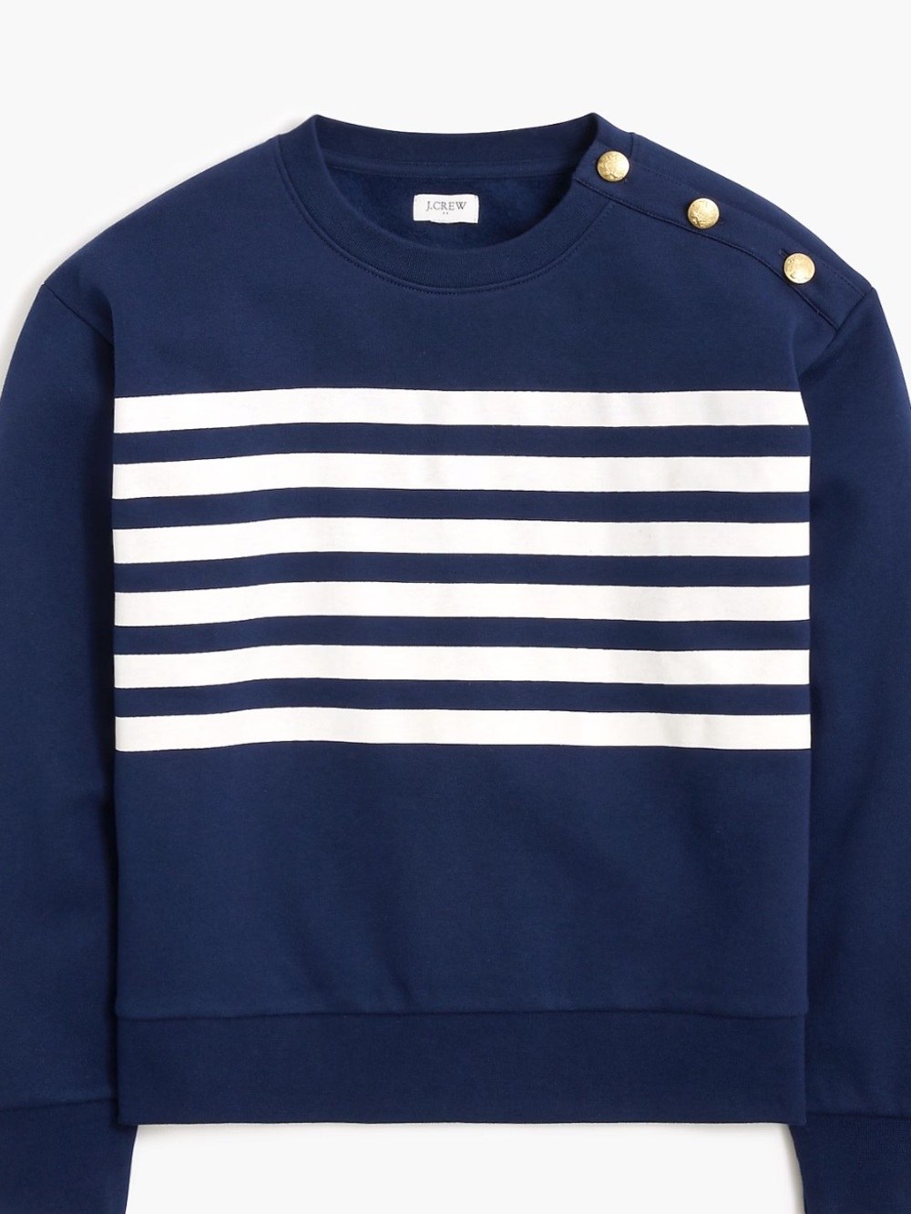 J.Crew Preppy Nautical Crewneck Sweatshirt Size XS